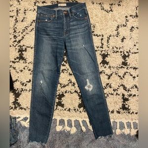 Madwell 9 inch high rise skinny Jean